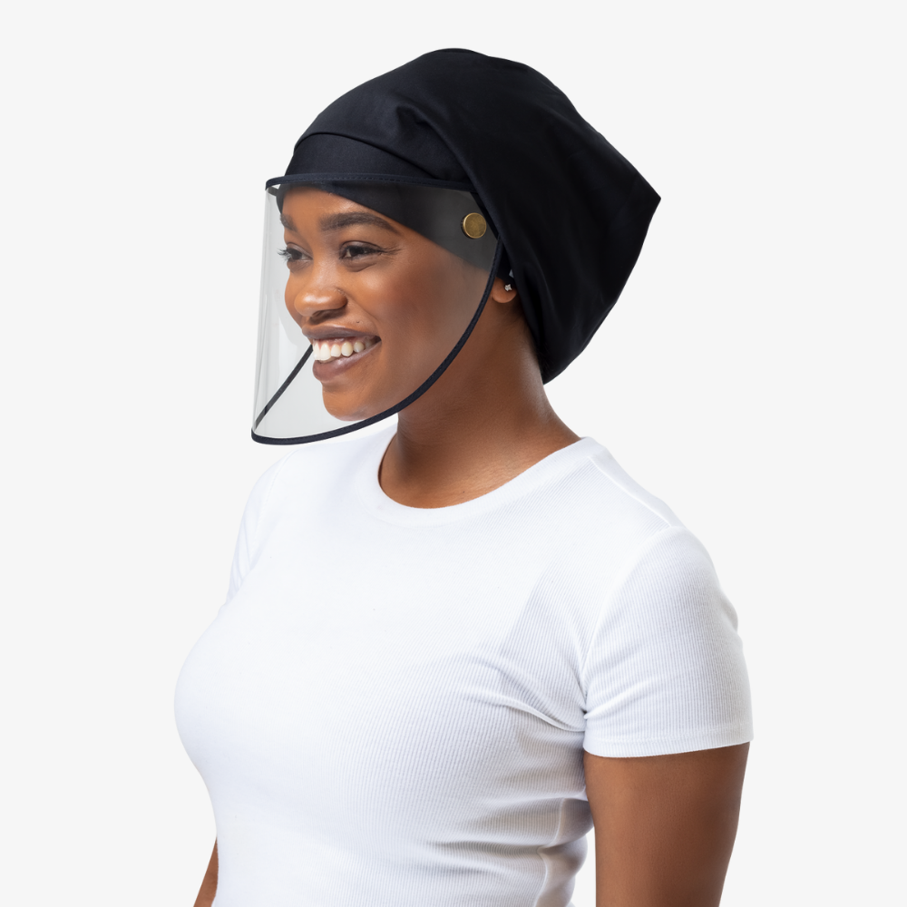 Hairbrella Pro Rain Hat + Face Shield
