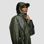 Hairbrella Satin-Lined, Waterproof Rain Jacket