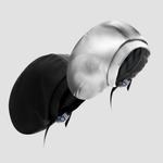 Hairbrella Satin-Lined Waterproof, Adjustable XL Swim Cap, Chrome Bundle (2)