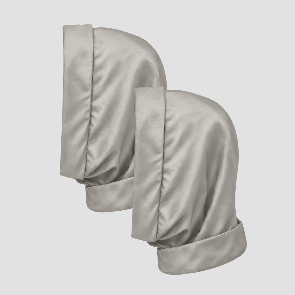 Hairbrella Satin-Lined, Waterproof, Packable Lite Rain Scarf - Bundle(2)