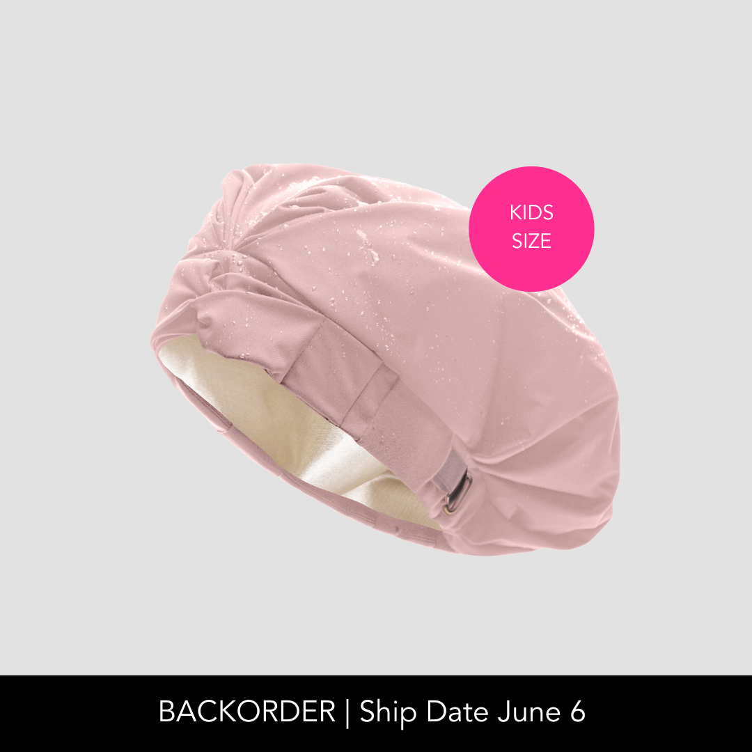 Hairbrella Satin-Lined Waterproof, Adjustable Shower Cap