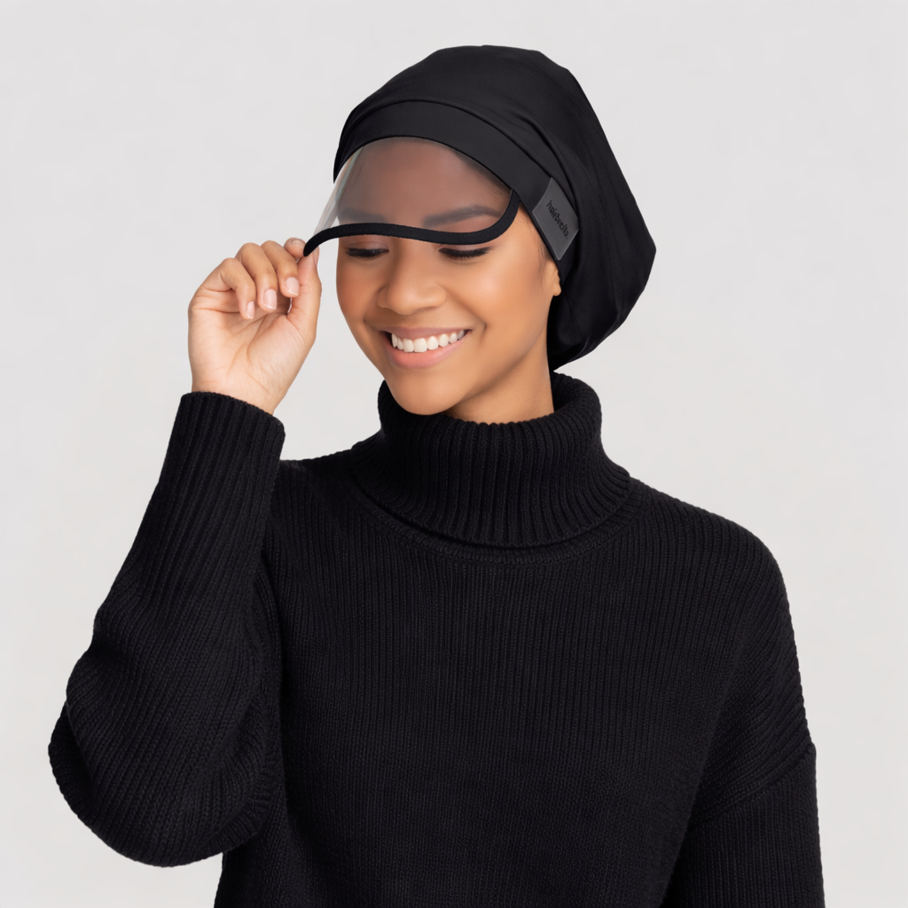 Hairbrella Satin-Lined, Waterproof Rain Hat