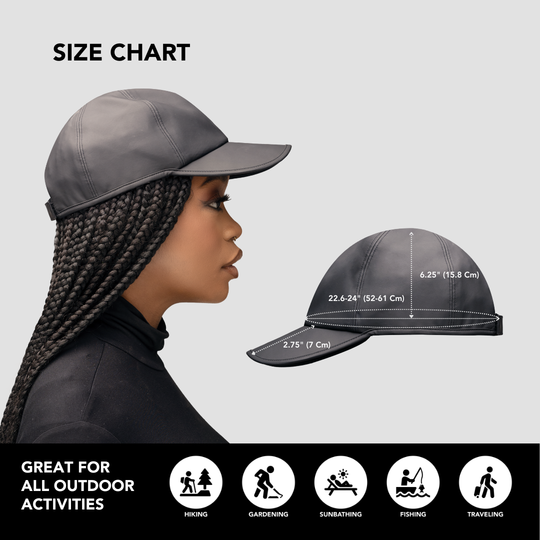 Hairbrella Satin Lined Waterproof Baseball Cap
