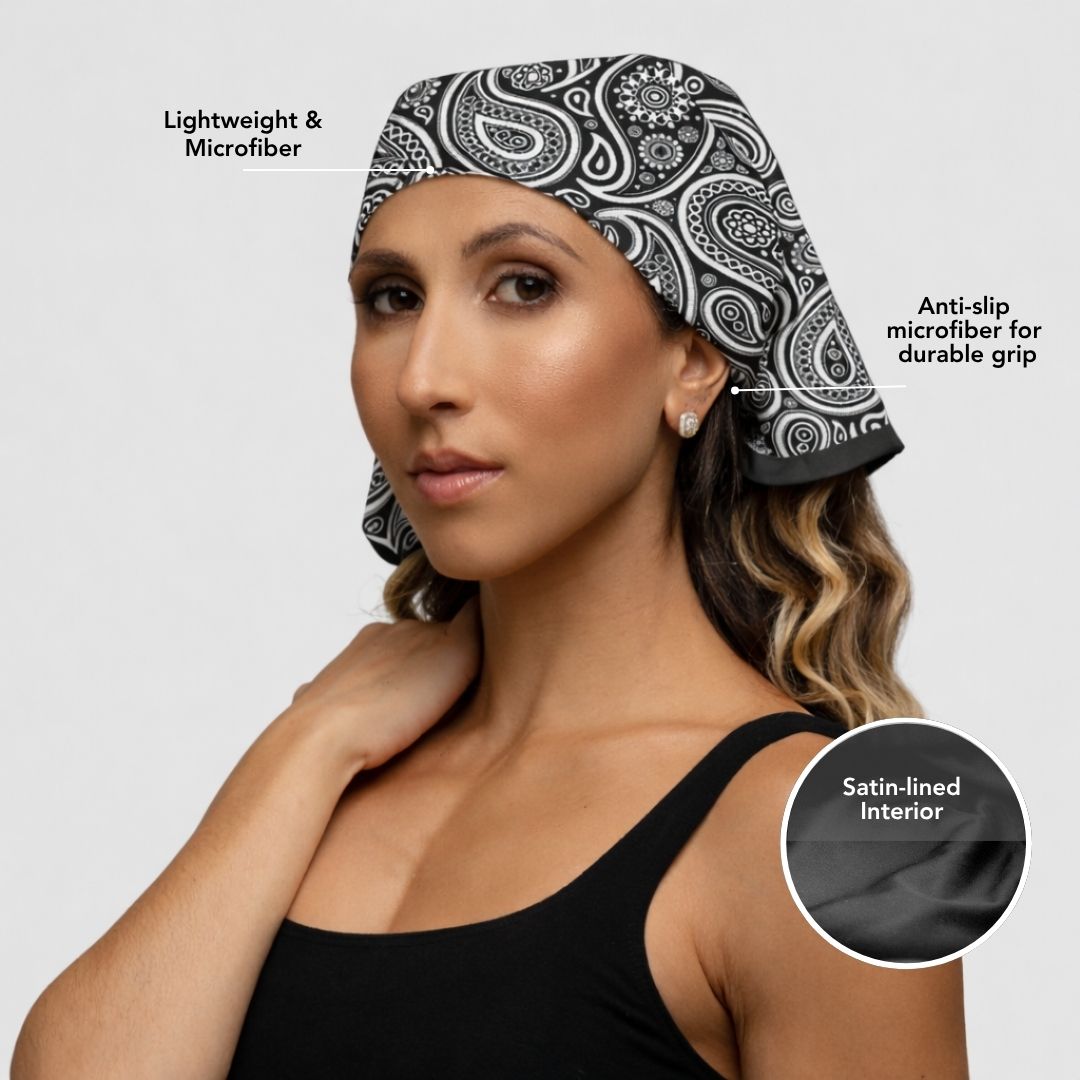 Waterproof,  Satin-Lined Bandana