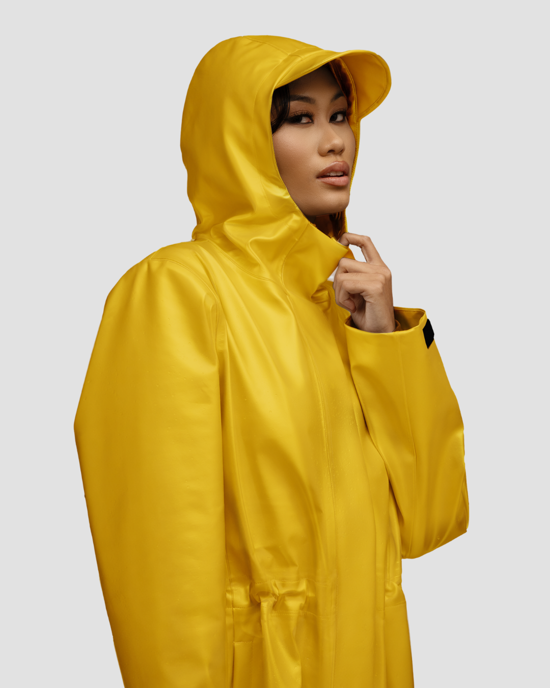 Hairbrella Satin-Lined, Waterproof Rain Jacket