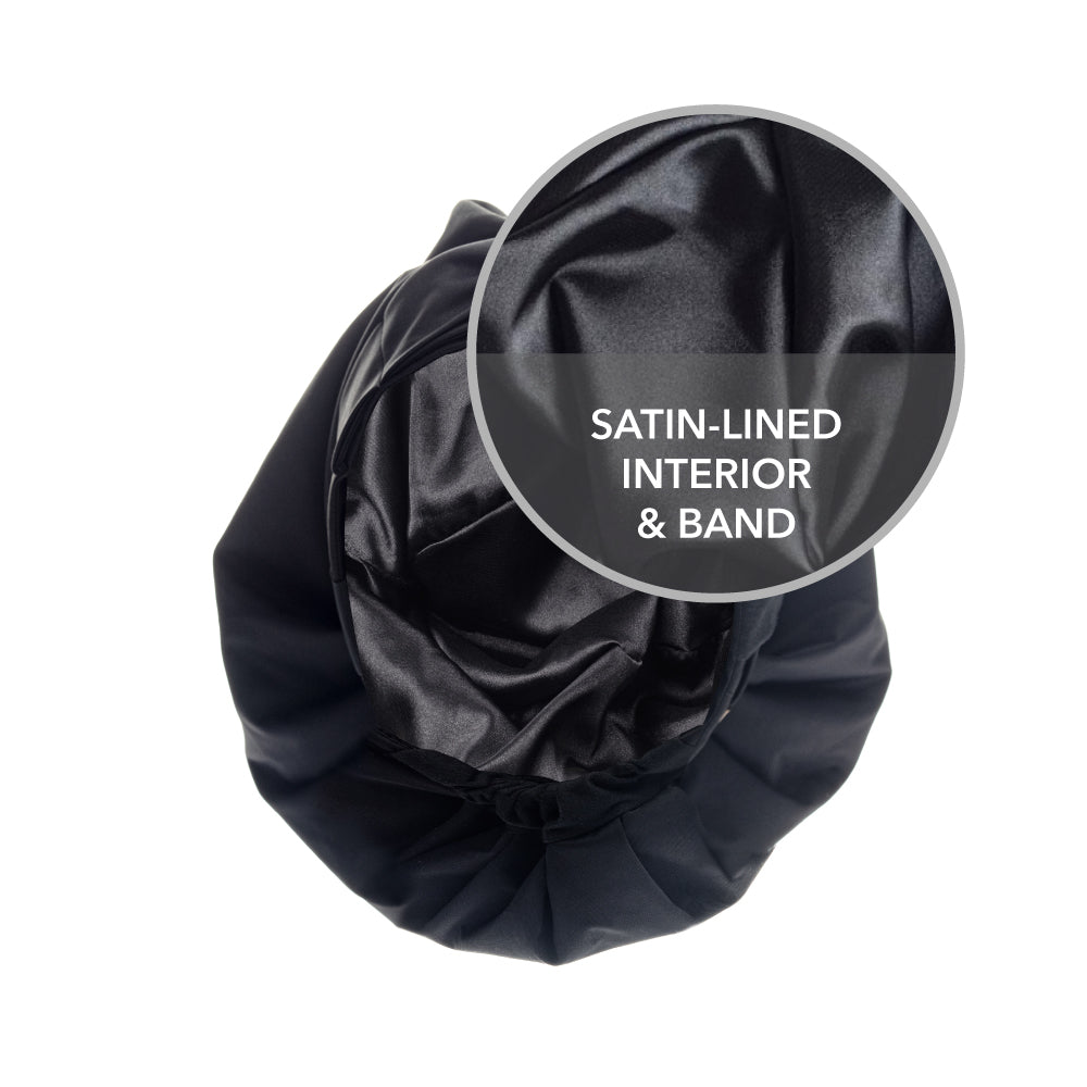 Hairbrella Satin-Lined Shower Cap