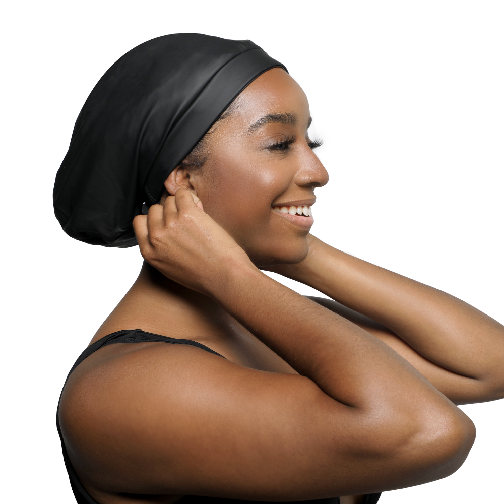 Hairbrella Satin-Lined Waterproof, Adjustable Swim Cap