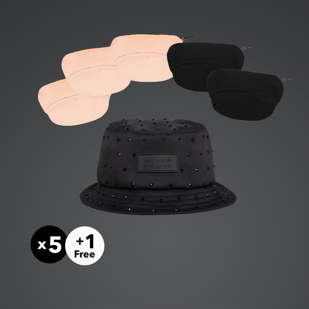 Hairbrella x Steve Madden Unisex Bucket Hat XL Gifting Bundle (Buy 5, Get 1 Free)