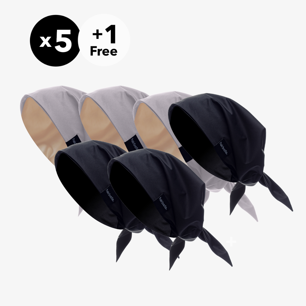 Hairbrella Satin-Lined Bandana - Bundle (Buy 5, Get 1 Free)