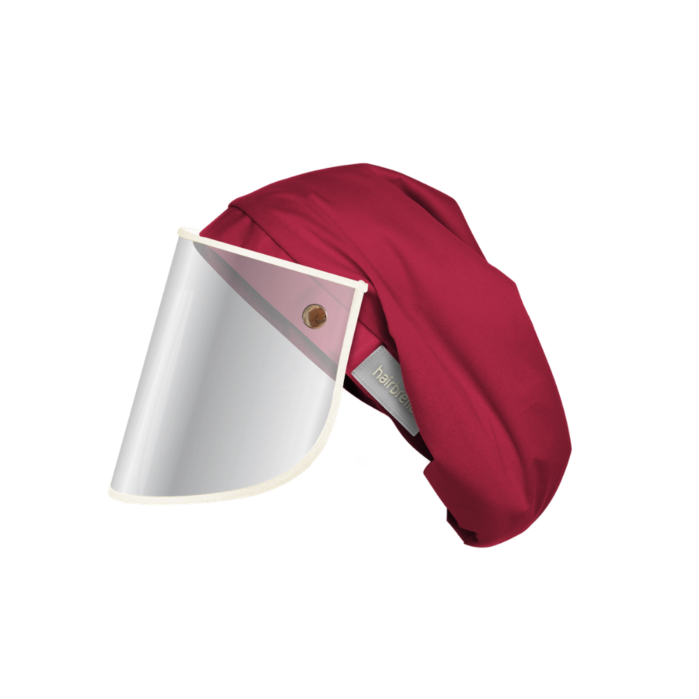 Hairbrella Pro Rain Hat + Face Shield