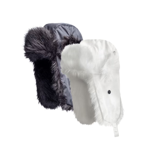Essentials Men's Trapper Hat with Faux Fur