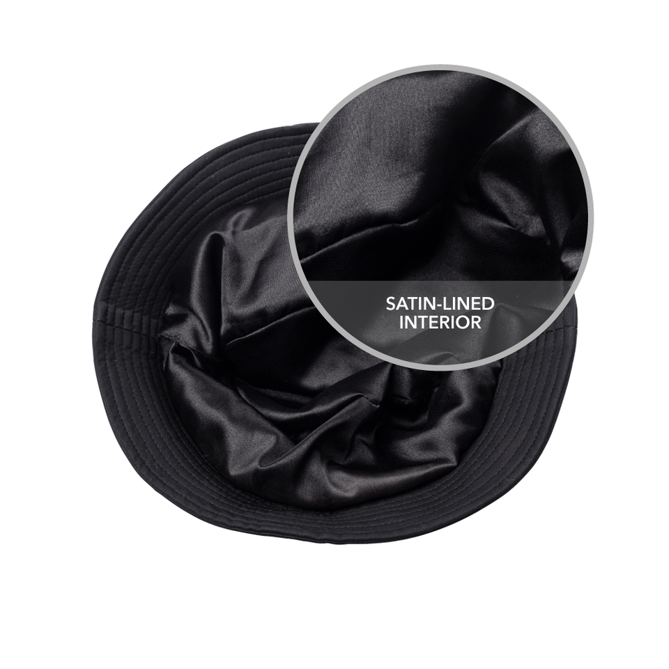 Satin-Lined Bucket Hats for Men and Women, Rain Hat, Waterproof, Sun Hat